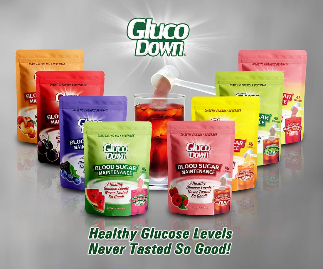 GlucoDown® Diabetic Friendly Drink Mixes